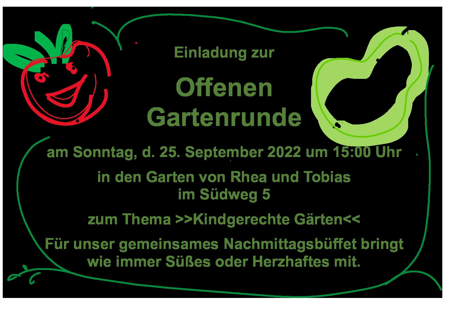 Offene Gartenrunde am 25.09.2022