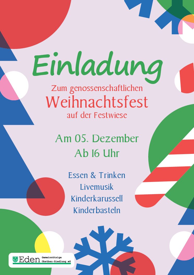 Weihnachtszeit auf der Festwiese vom 5. – 7. Dezember