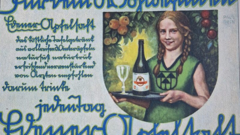 Eden damals: Das Edener-Apfelsaft-Mädchen