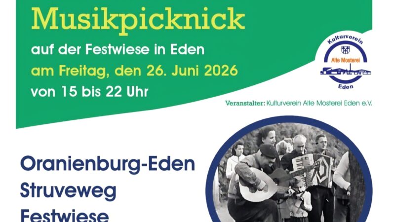 Musikpicknick am 26. Juni