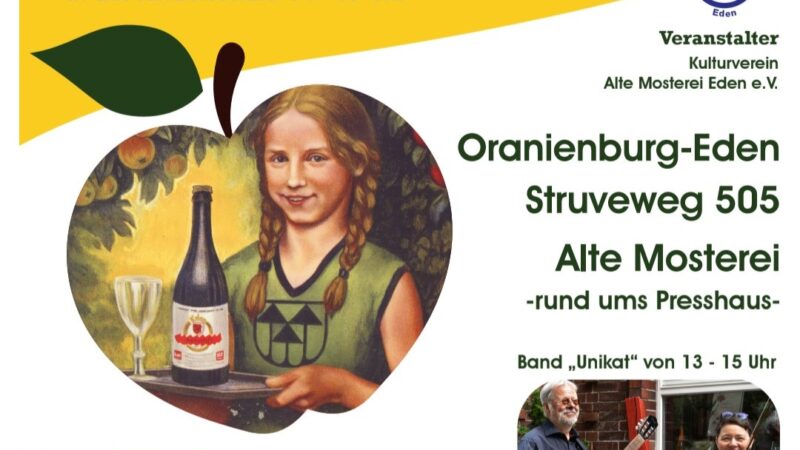 Apfelfest am 20. September